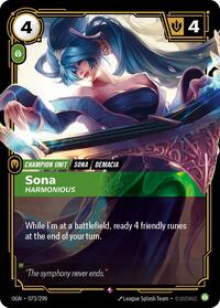 Origins - Sona - Harmonious (Foil)