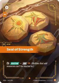 Origins - Seal of Strength (Foil)