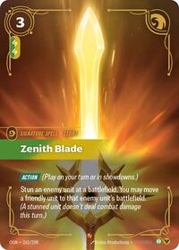 Origins - Zenith Blade (Foil)