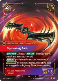 Spiritforged - Spinning Axe (Foil)