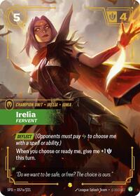 Spiritforged - Irelia - Fervent (Alternate Art) (Foil)