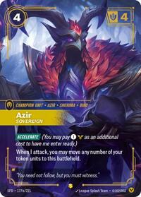 Spiritforged - Azir - Sovereign (Alternate Art) (Foil)