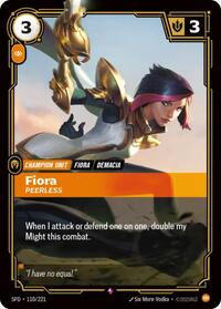 Spiritforged - Fiora - Peerless (Foil)