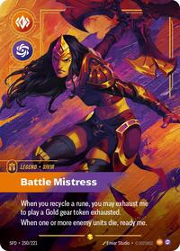 Spiritforged - Sivir - Battle Mistress (Overnumbered) (Foil)
