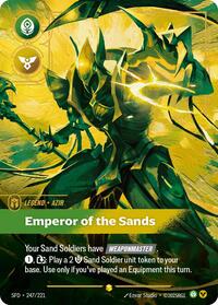 Spiritforged - Azir - Emperor of the Sands (Overnumbered) (Foil)