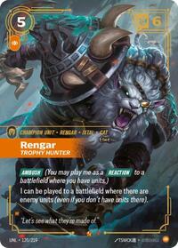 Unleashed - Rengar - Trophy Hunter (Foil) (Display Case)