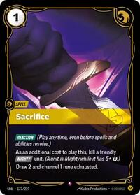 Unleashed - Sacrifice (Foil) (Display Case)