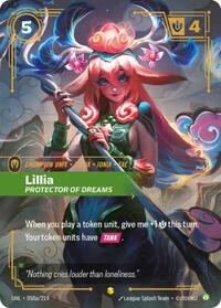 Unleashed - Lillia - Protector of Dreams (Alternate Art) (Foil) (Display Case)