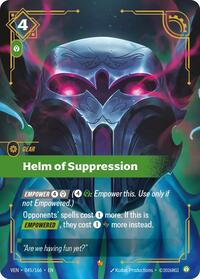 Vendetta - Helm of Suppression (Foil) (Display Case)