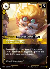 Radiance - Heimerdinger, Academy Instructor (Foil)