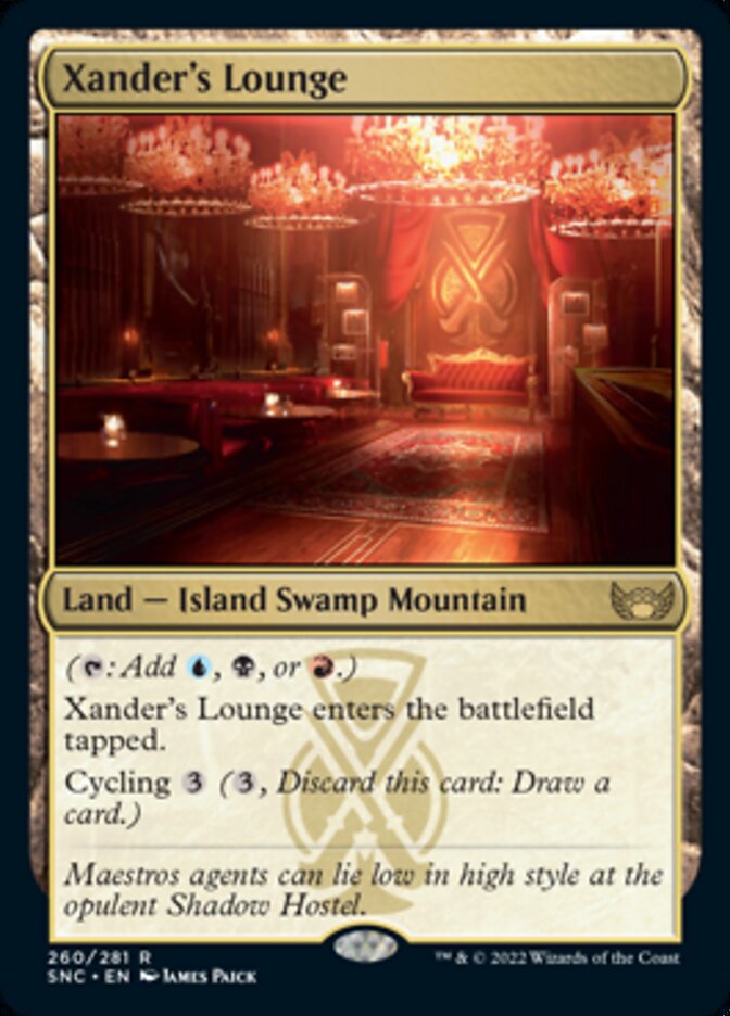 Xander's Lounge [Streets of New Capenna] (Display Case)