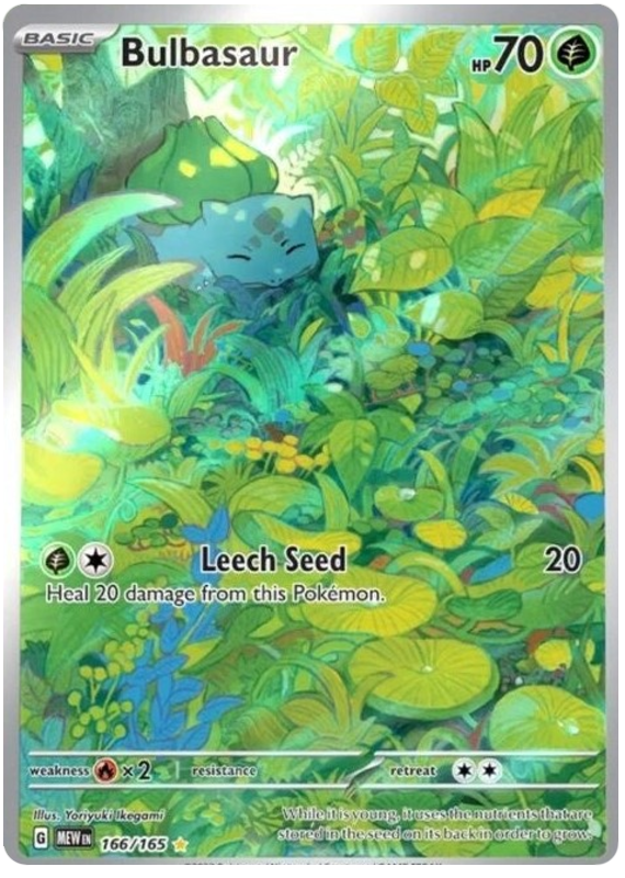 Bulbasaur (166/165) [Scarlet & Violet: 151] (Display Case)