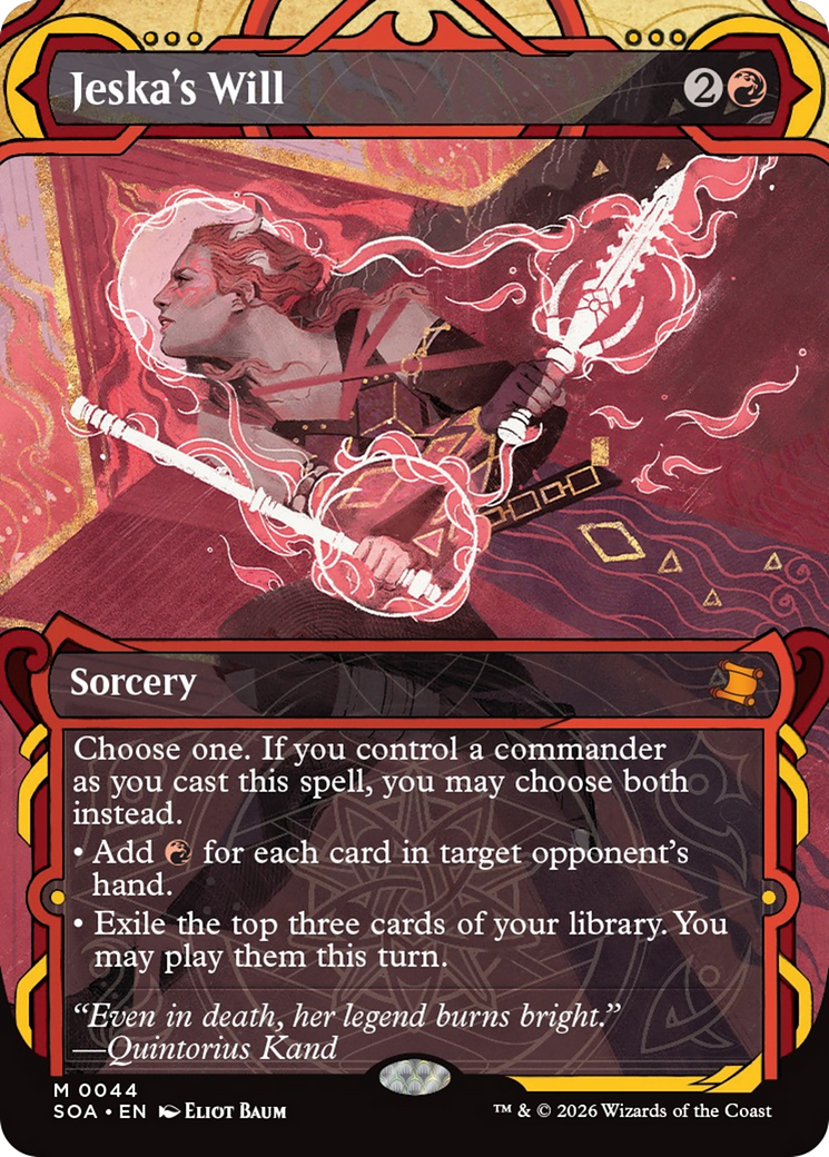 Jeska's Will [Secrets of Strixhaven: Mystical Archive] (Display Case)