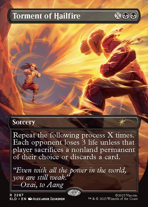Torment of Hailfire [Secret Lair Drop #2287] (Display Case)