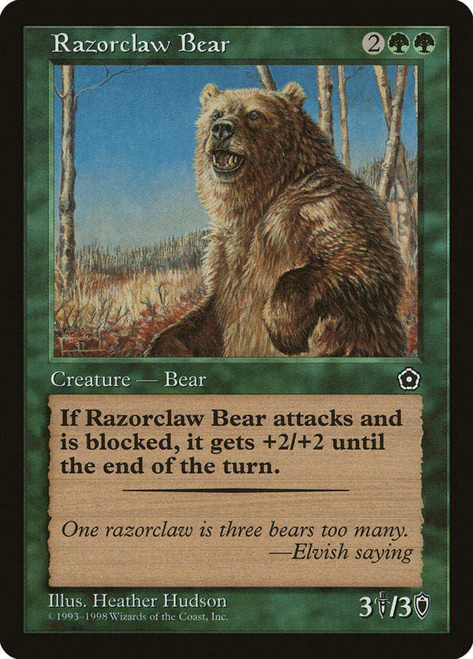 Razorclaw Bear [Portal Second Age] (Display Case)
