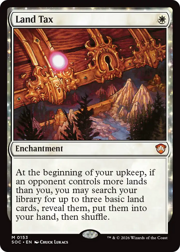 Land Tax [Secrets of Strixhaven Commander] (Display Case)