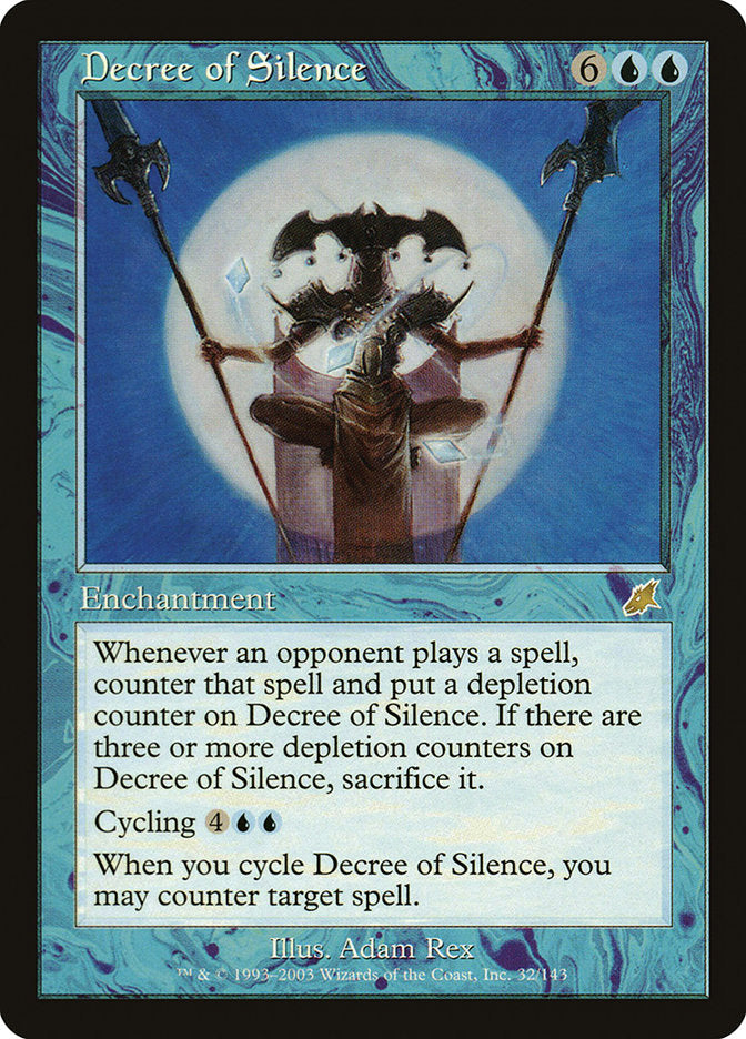 Decree of Silence [Scourge] (Display Case)