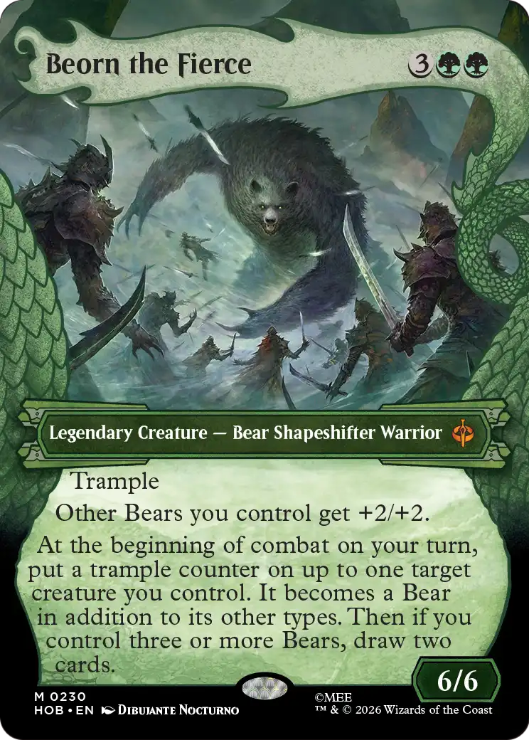 Beorn the Fierce (Showcase) [The Hobbit] (Display Case)
