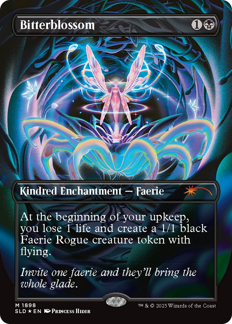 Bitterblossom (Double Rainbow Foil) [Secret Lair Drop Series] (Display Case)