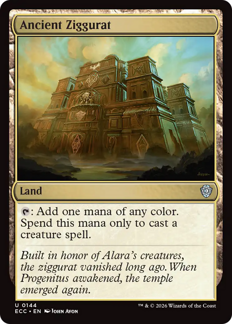 Ancient Ziggurat [Lorwyn Eclipsed Commander] (Display Case)