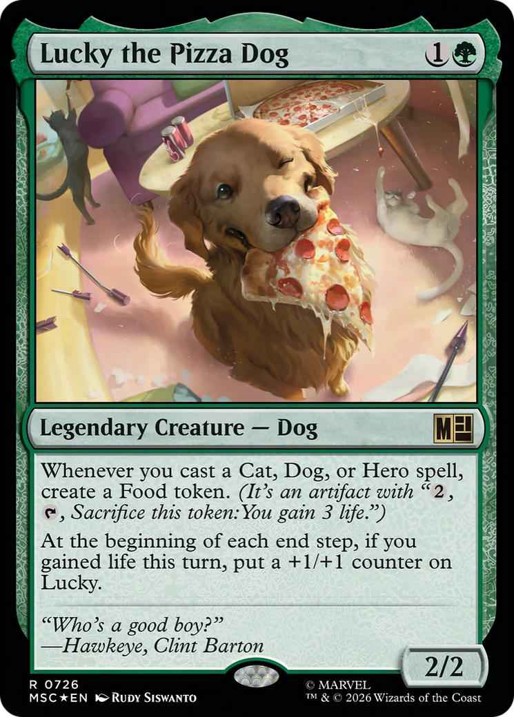 Lucky the Pizza Dog [Marvel Super Heroes Commander] (Display Case)