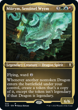 Miirym, Sentinel Wyrm (Foil Etched) [Commander Legends: Battle for Baldur's Gate] (Display Case)