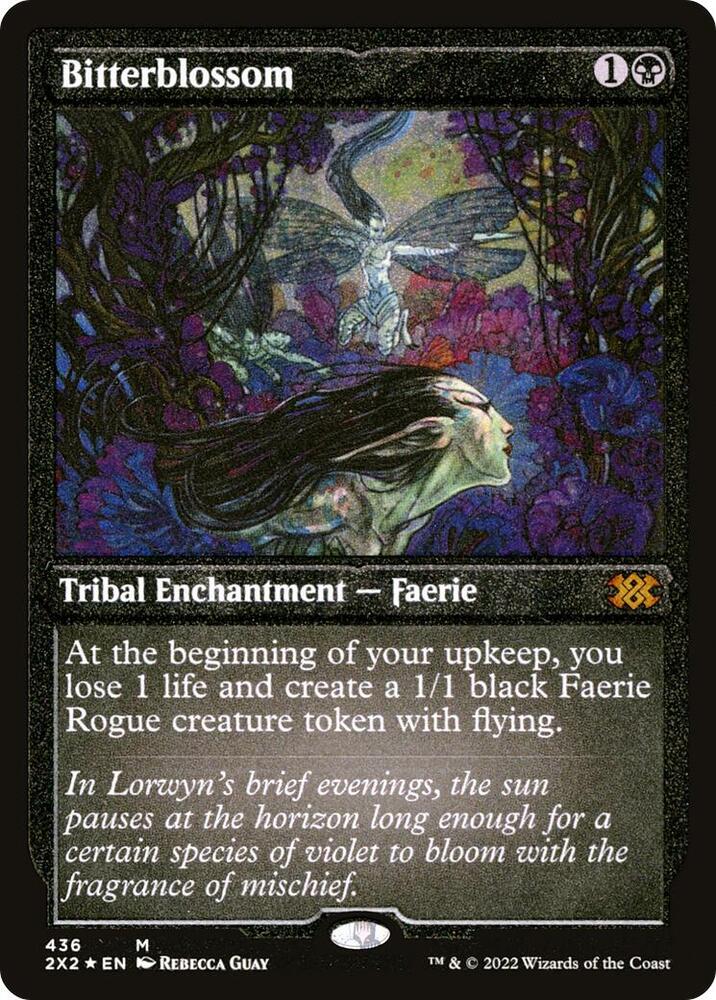 Bitterblossom (Foil Etched) [Double Masters 2022] (Display Case)
