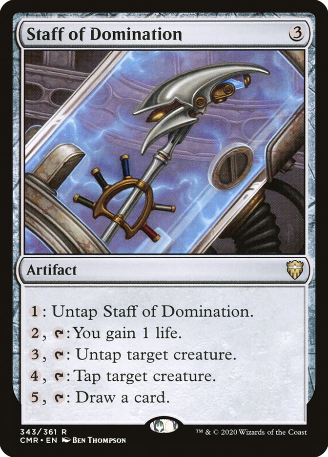 Staff of Domination [Commander Legends] (Display Case)