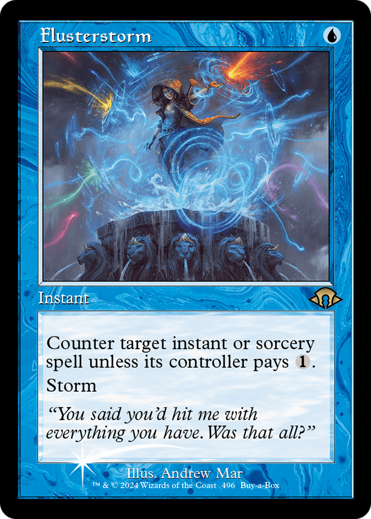 Flusterstorm (Retro Frame) [Modern Horizons 3 Prerelease Promos] (Display Case)
