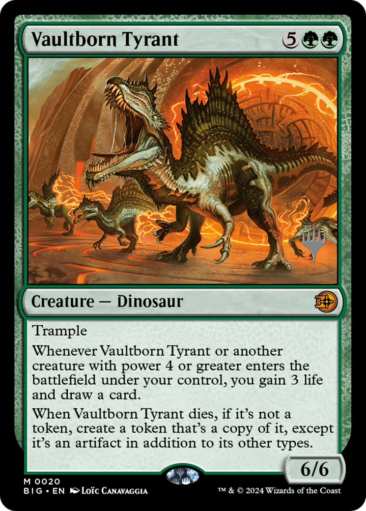 Vaultborn Tyrant [Lorwyn Eclipsed Promos] (Display Case)