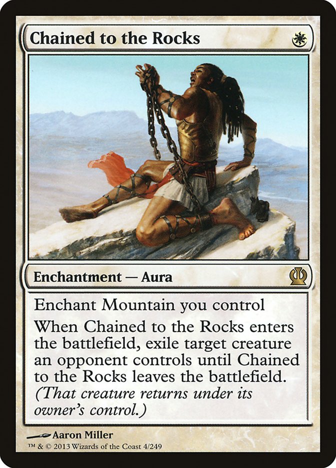 Chained to the Rocks [Theros] (Display Case)