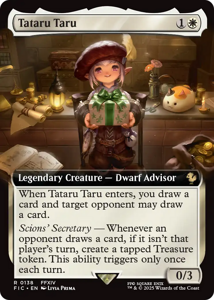 Tataru Taru (Extended Art) [FINAL FANTASY Commander] (Display Case)