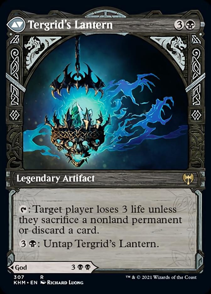 Tergrid, God of Fright // Tergrid's Lantern (Showcase) [Kaldheim] (Display Case)