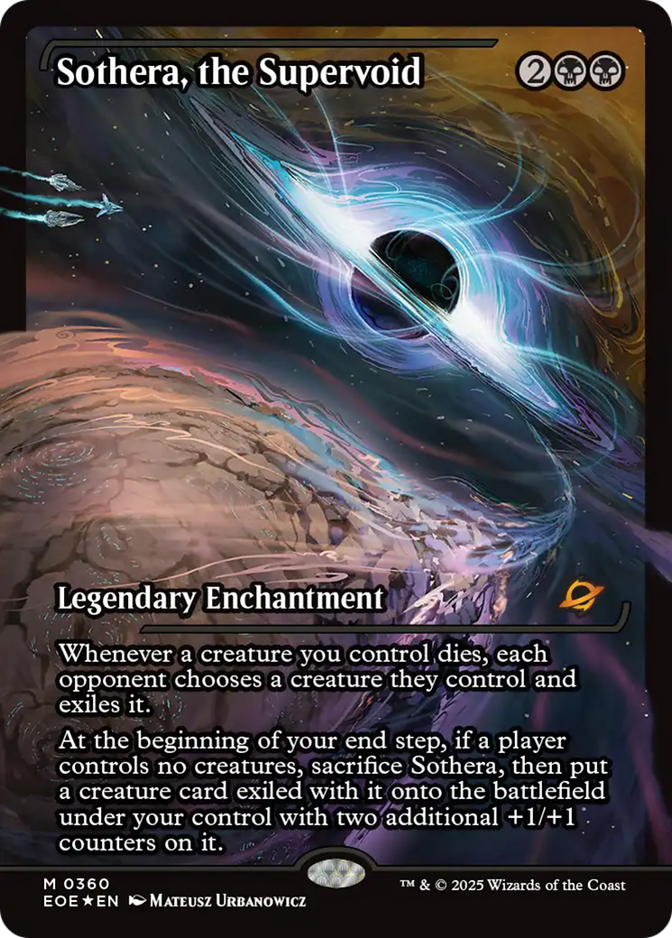 Sothera, the Supervoid (Showcase) [Edge of Eternities] (Display Case)