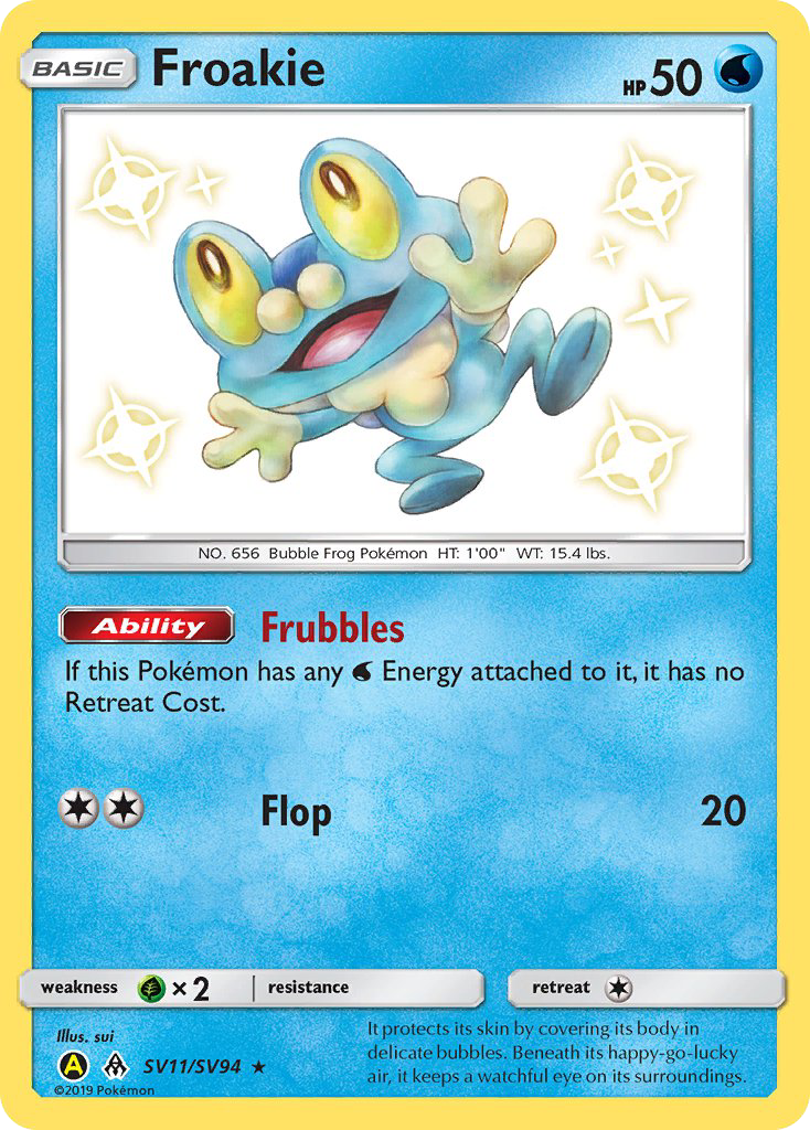 Froakie (SV11/SV94) [Sun & Moon: Hidden Fates - Shiny Vault] (Display Case)