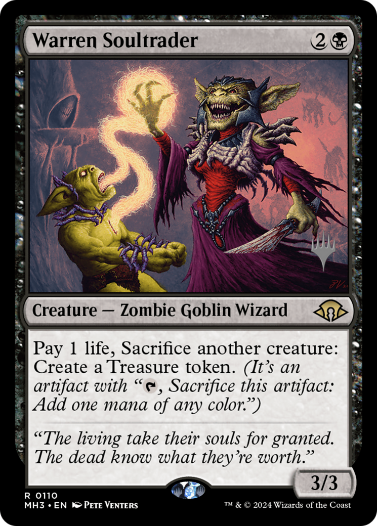 Warren Soultrader (Promo Pack) [Modern Horizons 3 Promos] (Display Case)