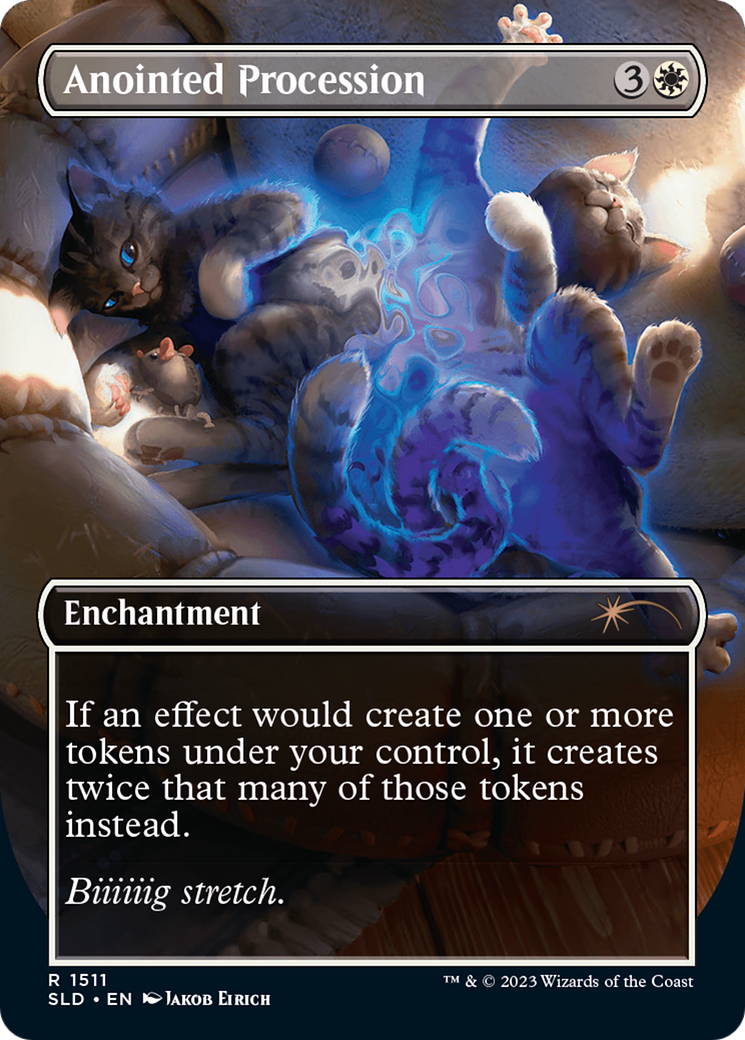 Anointed Procession // Anointed Procession [Secret Lair Commander Deck: Raining Cats and Dogs] (Display Case)