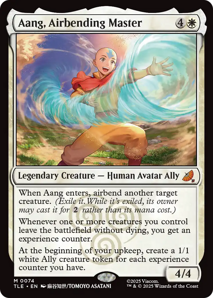 Aang, Airbending Master [Avatar: The Last Airbender: Eternal-Legal] (Display Case)