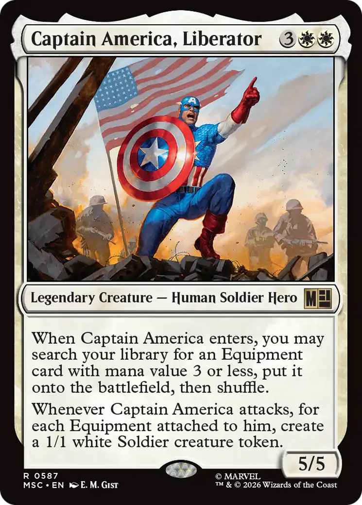 Captain America, Liberator [Marvel Super Heroes Commander] (Display Case)