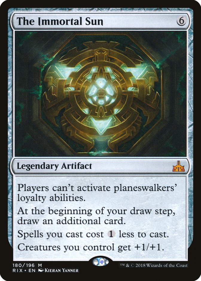 The Immortal Sun [Rivals of Ixalan] (Display Case)
