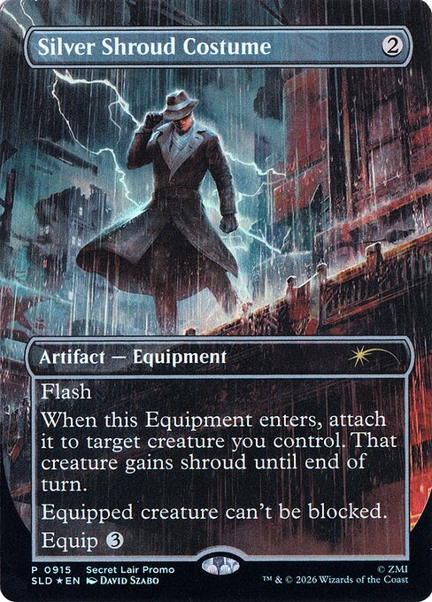Silver Shroud Costume [Secret Lair Drop #915] (Display Case)