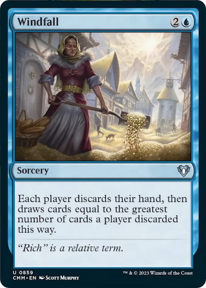 Windfall [Commander Masters] (Display Case)