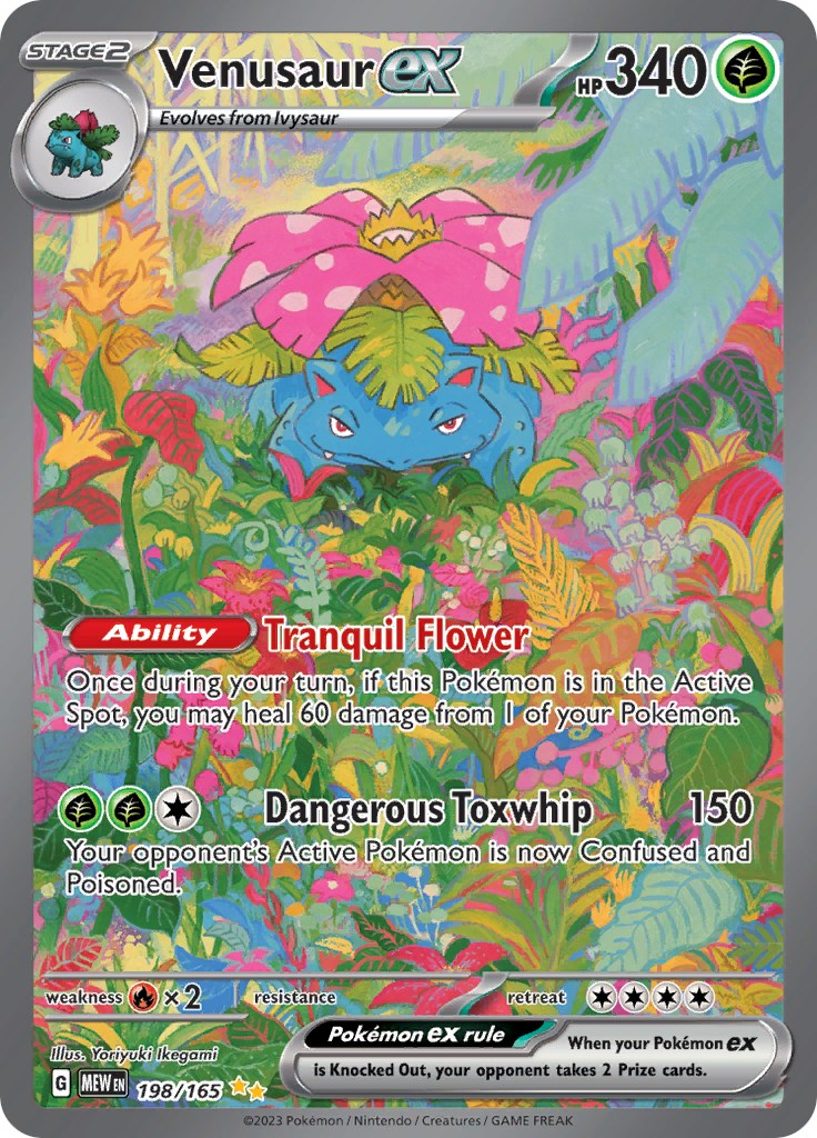 Venusaur ex (198/165) [Scarlet & Violet: 151] (Display Case)