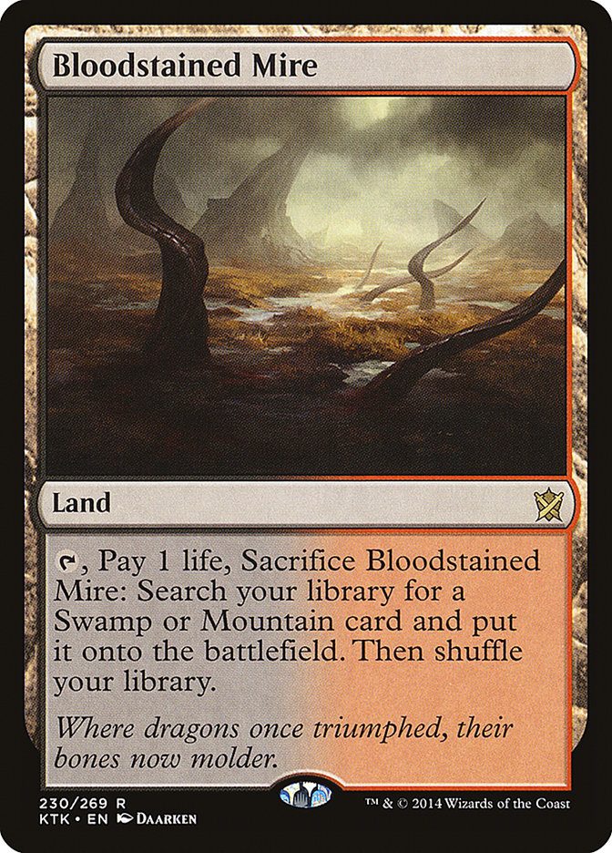 Bloodstained Mire [Khans of Tarkir] (Display Case)