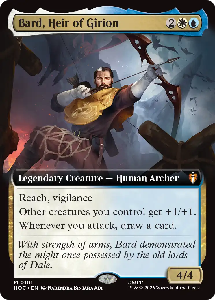 Bard, Heir of Girion (Extended Art) [The Hobbit: Eternal-Legal] (Display Case)