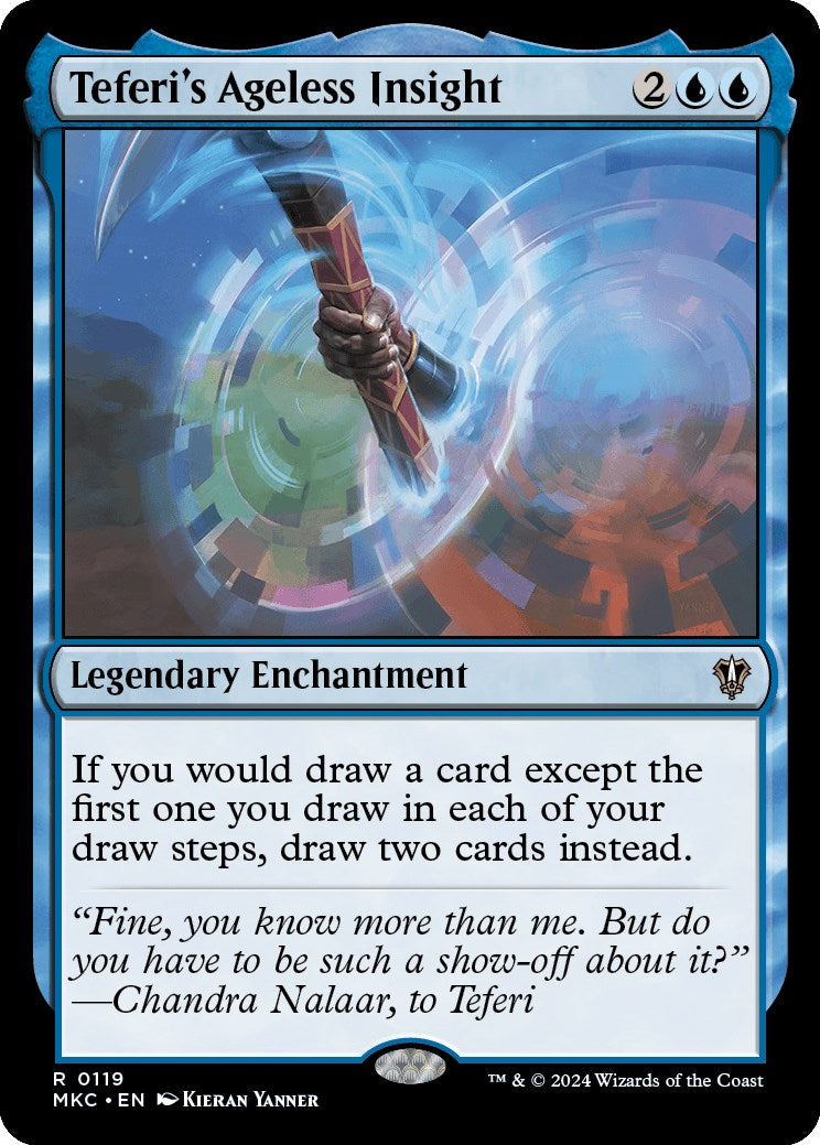 Teferi's Ageless Insight [Murders at Karlov Manor Commander] (Display Case)