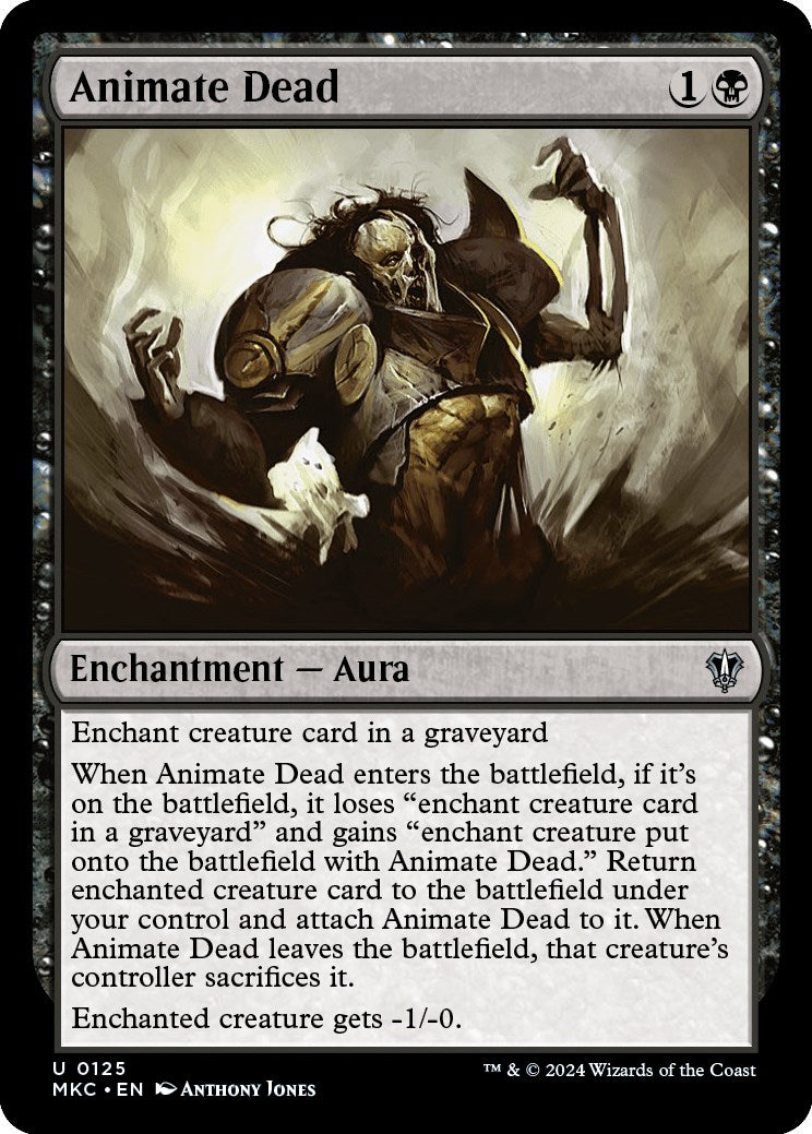 Animate Dead [Murders at Karlov Manor Commander] (Display Case)