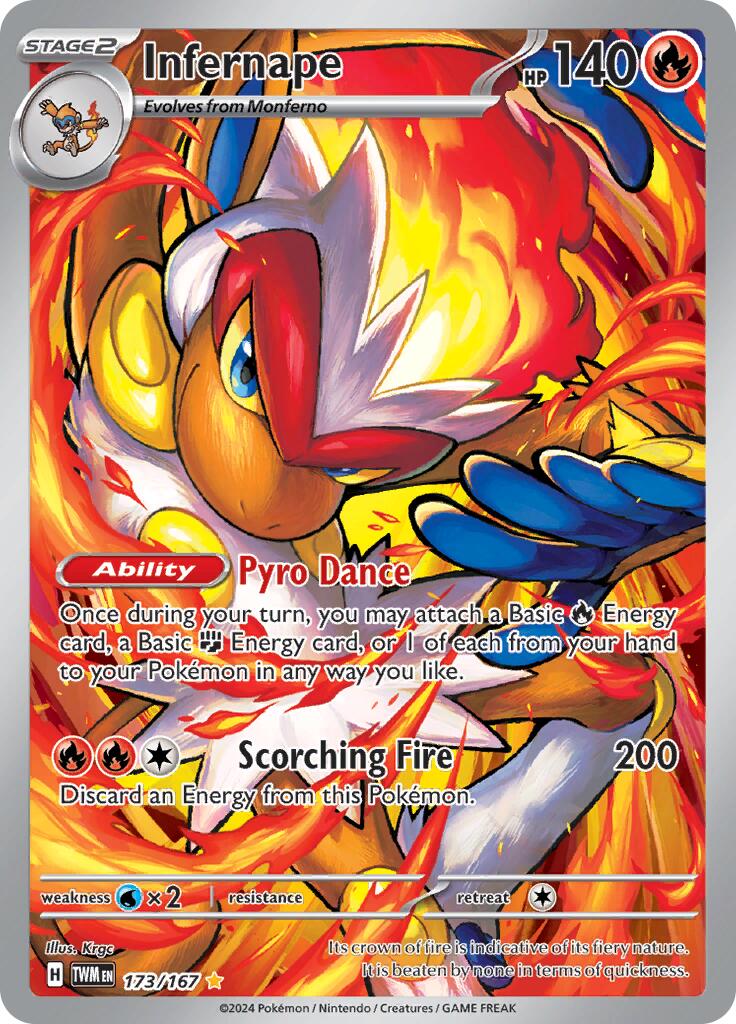 Infernape (173/167) [Scarlet & Violet: Twilight Masquerade] (Display Case)