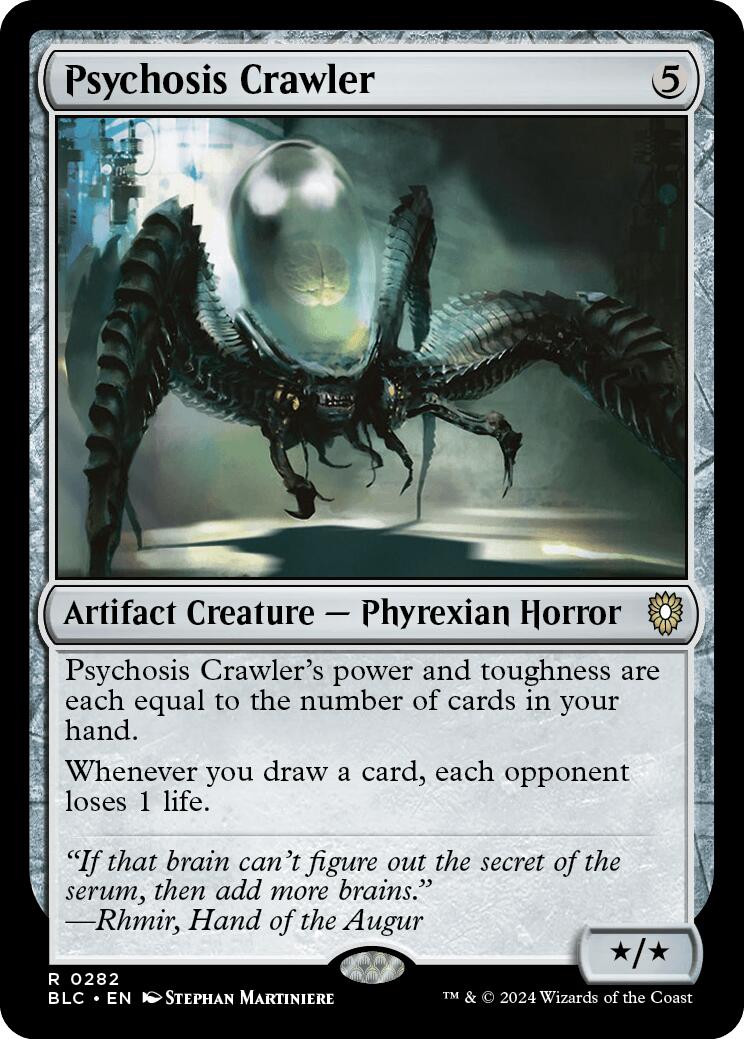 Psychosis Crawler [Bloomburrow Commander] (Display Case)