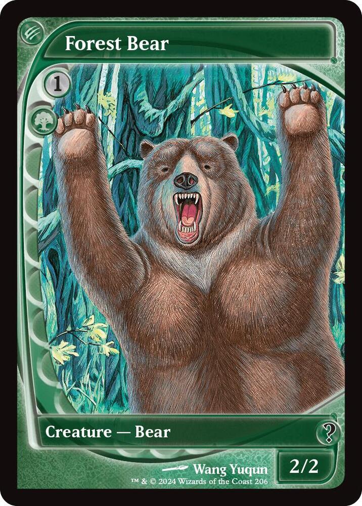 Forest Bear (Future Sight) [Mystery Booster 2] (Display Case)